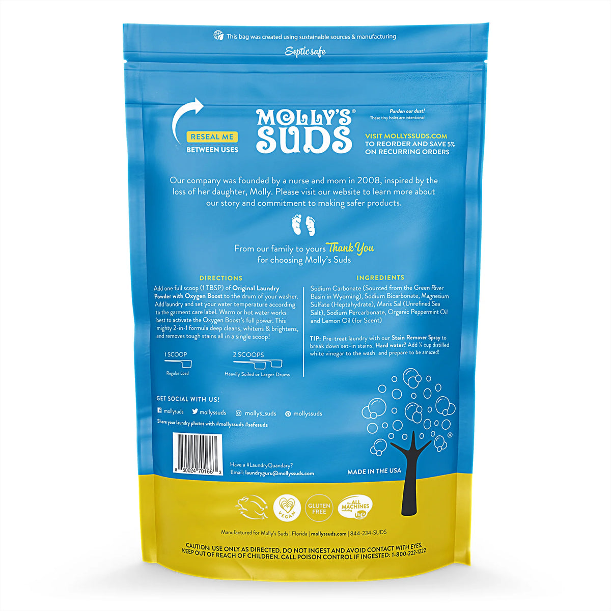 2-in-1 Original Laundry Powder with Oxygen Brightener BOOST